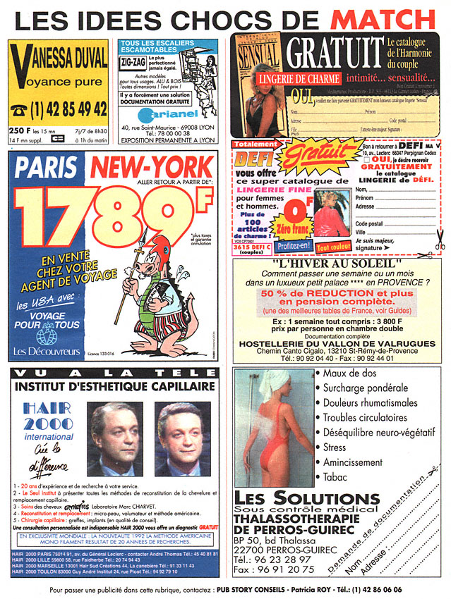 Publicit� IdeesChoc 1992