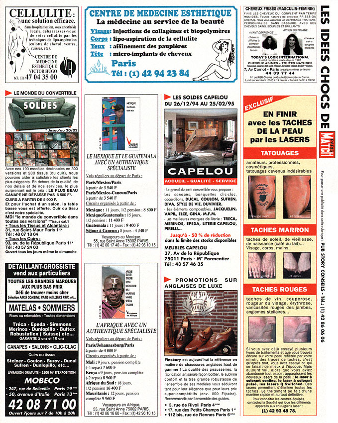 Publicit� IdeesChoc 1995