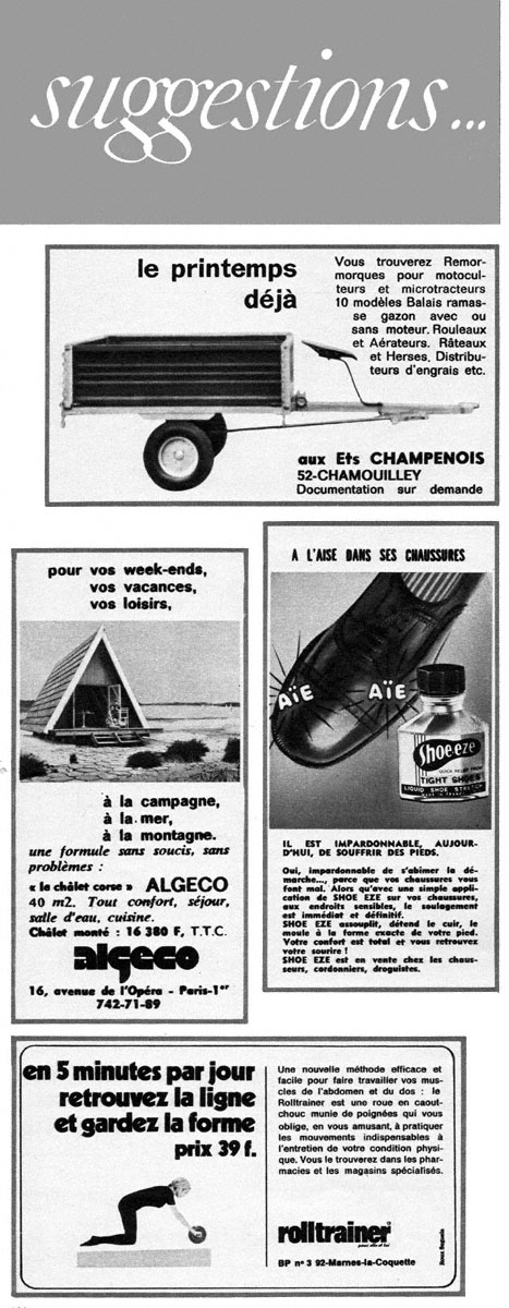 Publicit� Suggestions 1970