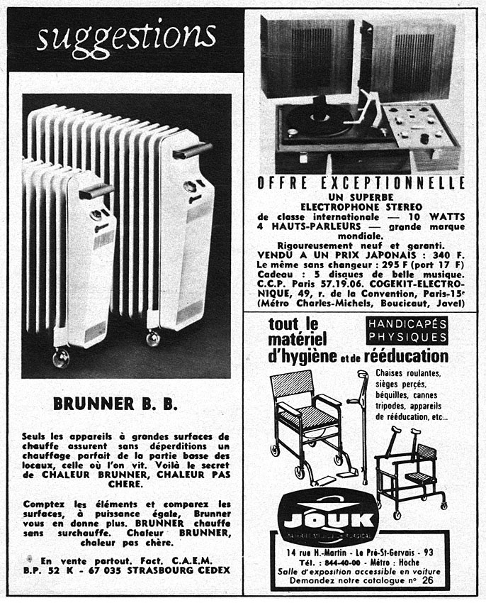 Publicit� Suggestions 1972