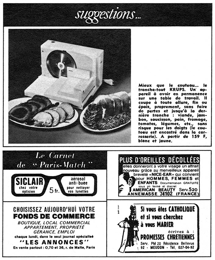 Publicit� Suggestions 1973