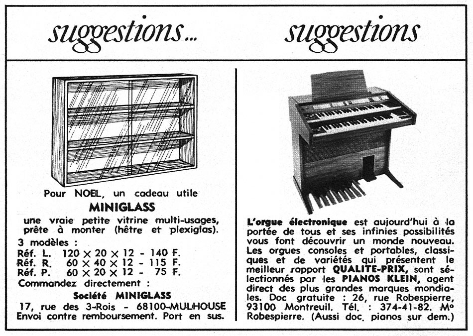 Publicit� Suggestions 1975