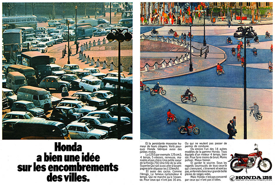 Publicit� Honda 1972