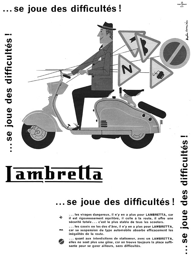 Publicit� Lambretta 1957