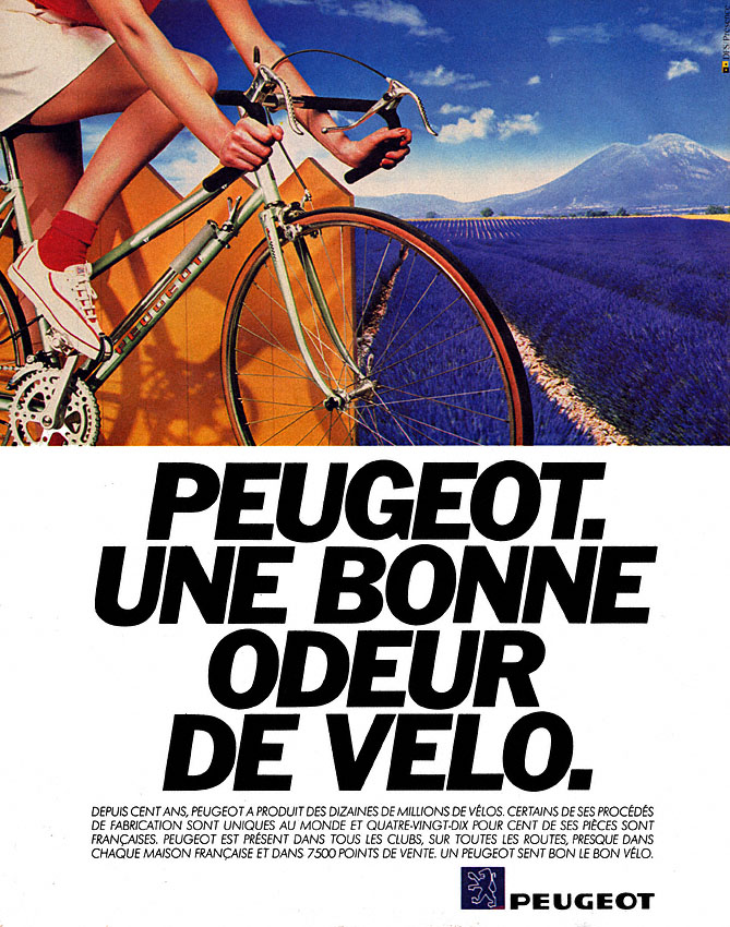 Publicit� Peugeot 1981