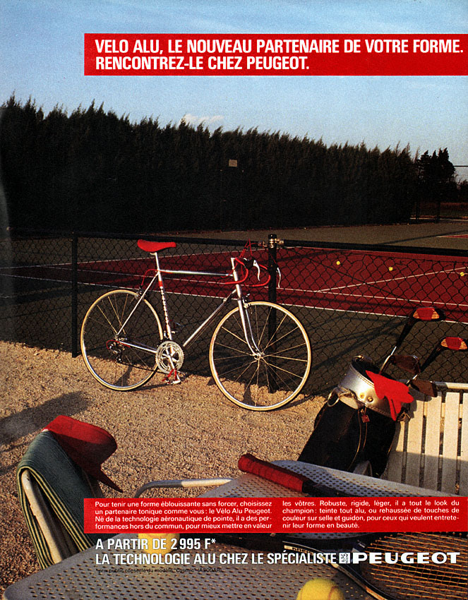 Publicit� Peugeot 1987