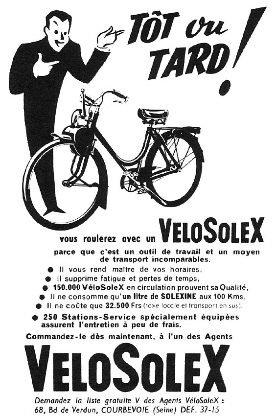 Marque Solex 1950