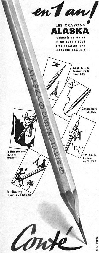 Publicit� Cont� 1951