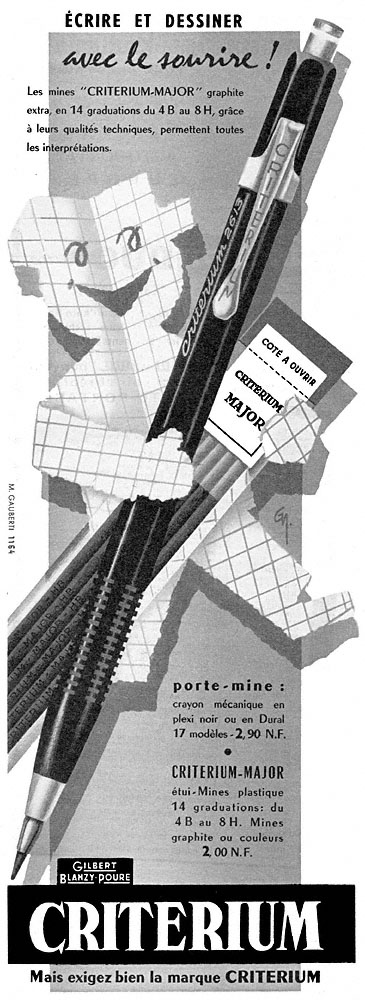 Publicit� Criterium 1959