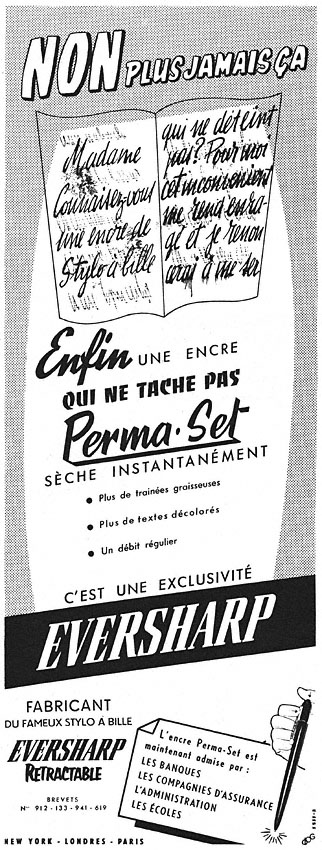 Marque Eversharp 1953