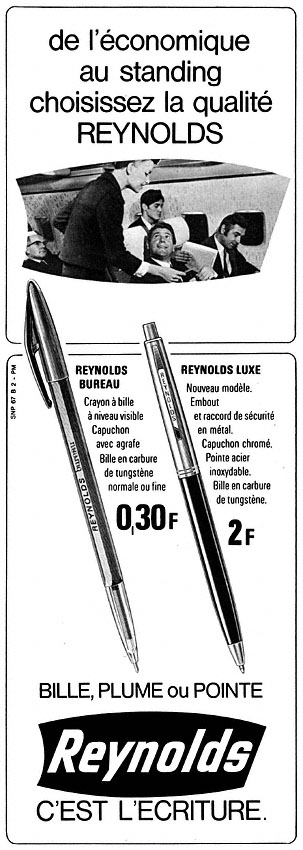 Publicit� Reynolds 1967
