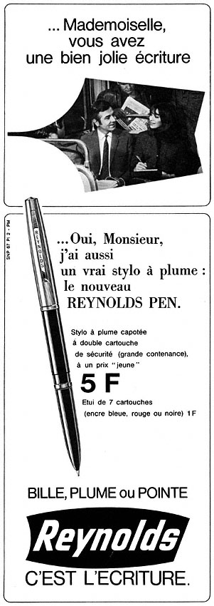 Publicit� Reynolds 1967