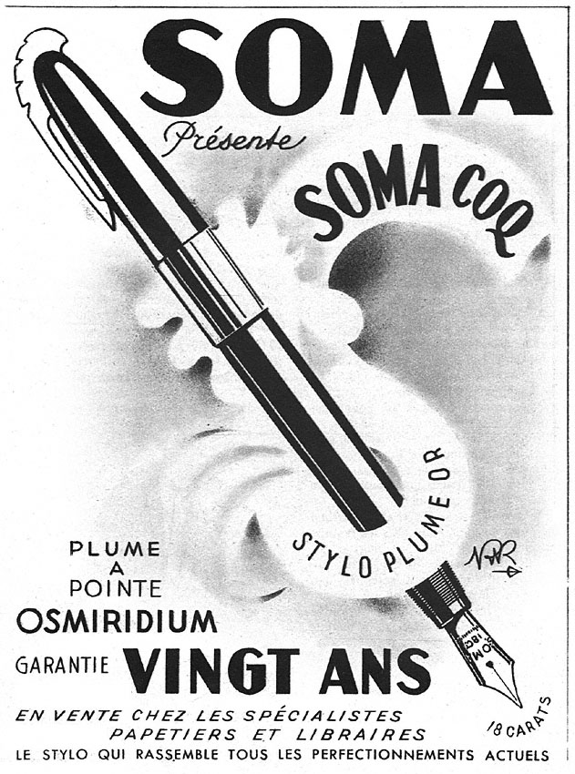 Publicit� Soma 1949