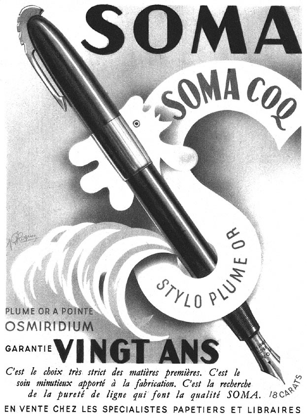 Publicit� Soma 1949