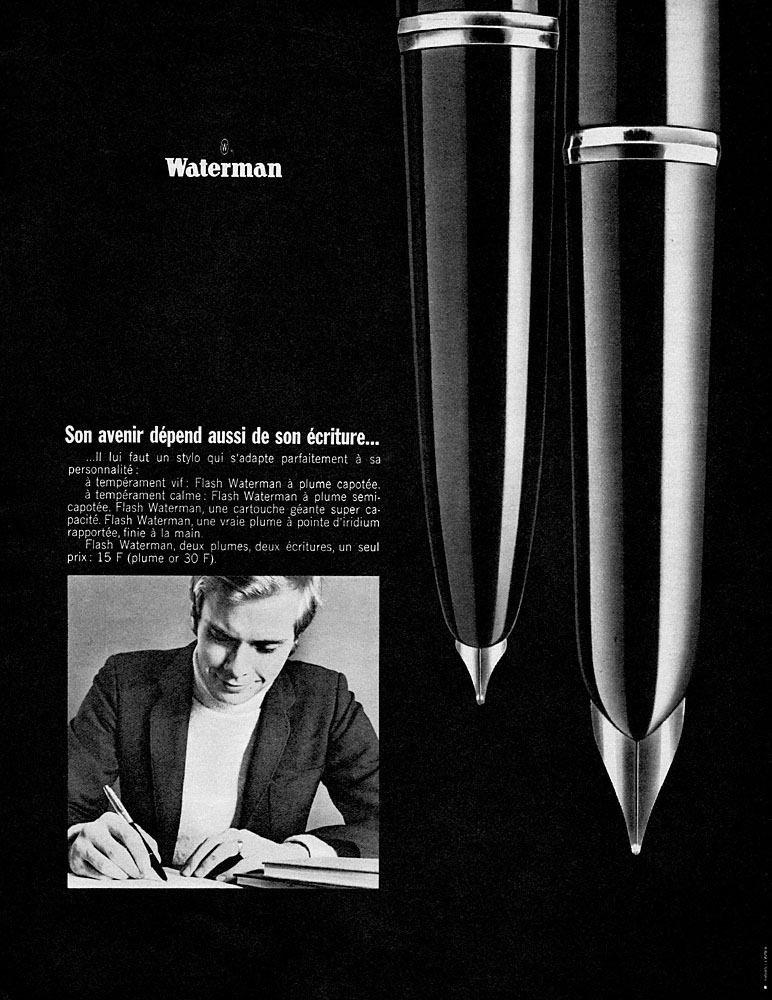 Publicit� Waterman 1968