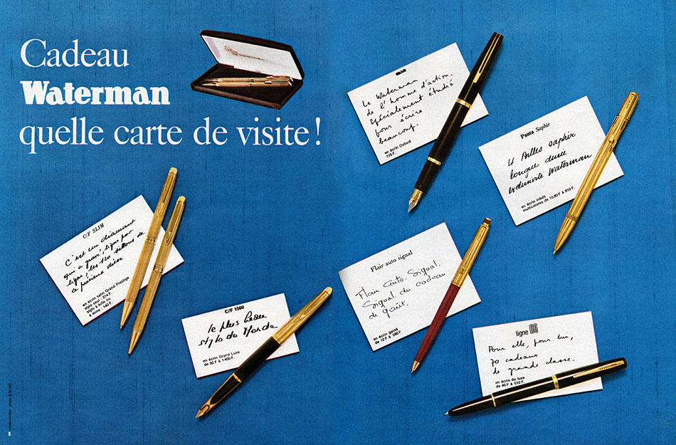 Marque Waterman 1968