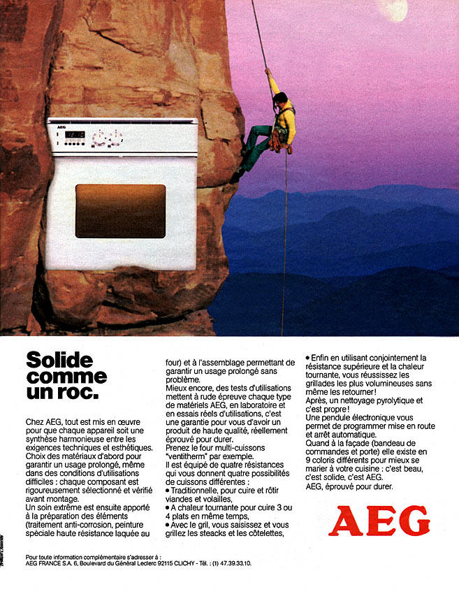 Marque Aeg 1986