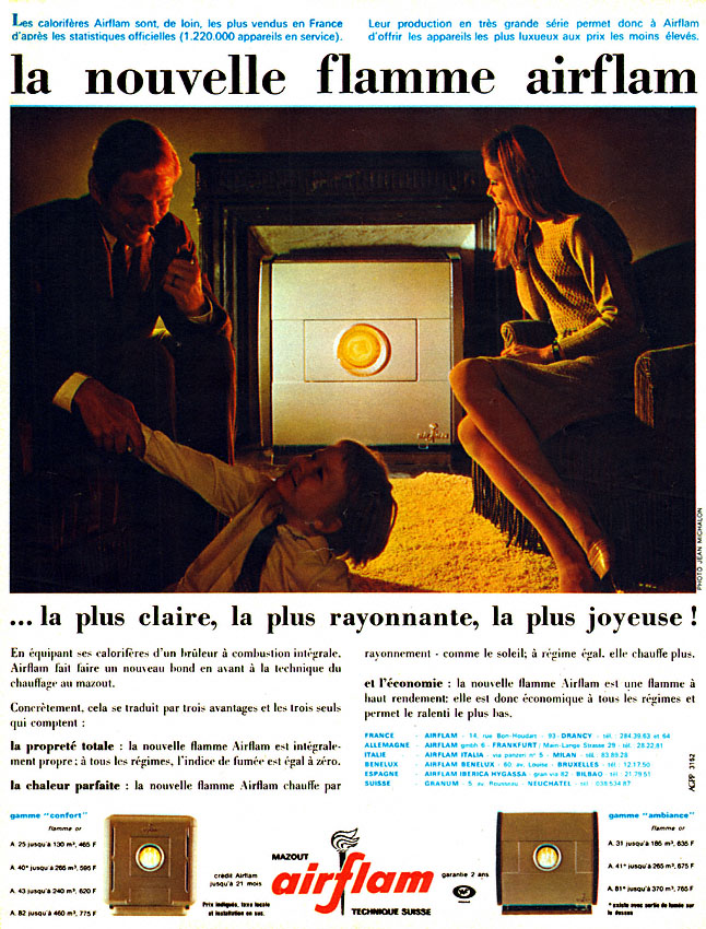 Publicit� Airflam 1967