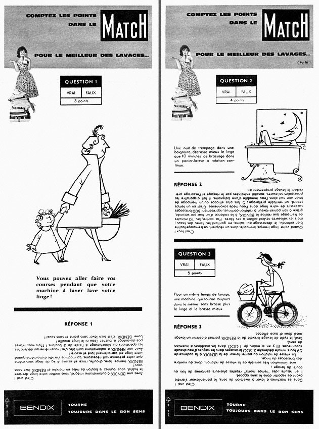Publicit� Bendix 1960
