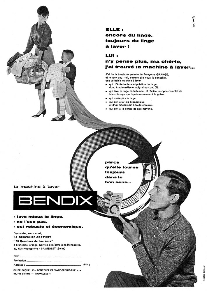Publicit� Bendix 1960