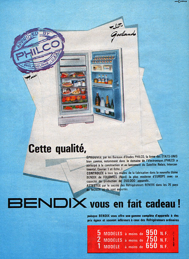 Marque Bendix 1961