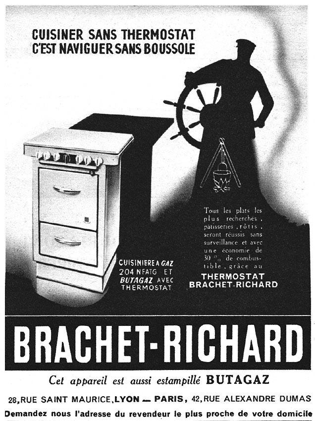 Publicit� Brachet Richard 1952