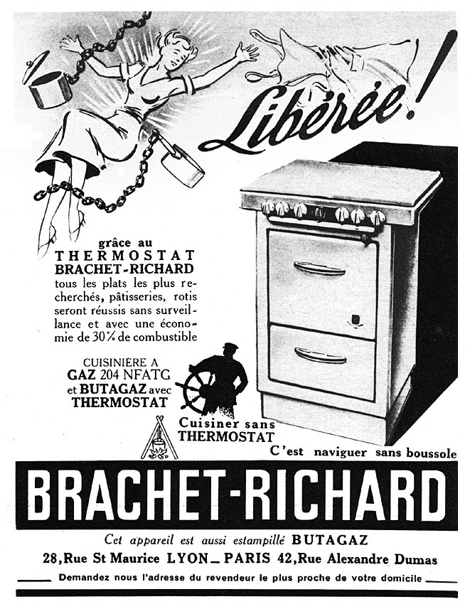 Publicit� Brachet Richard 1952