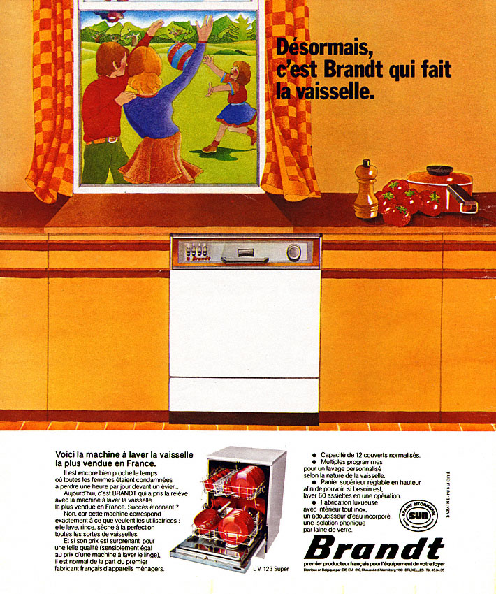 Publicit� Brandt 1974
