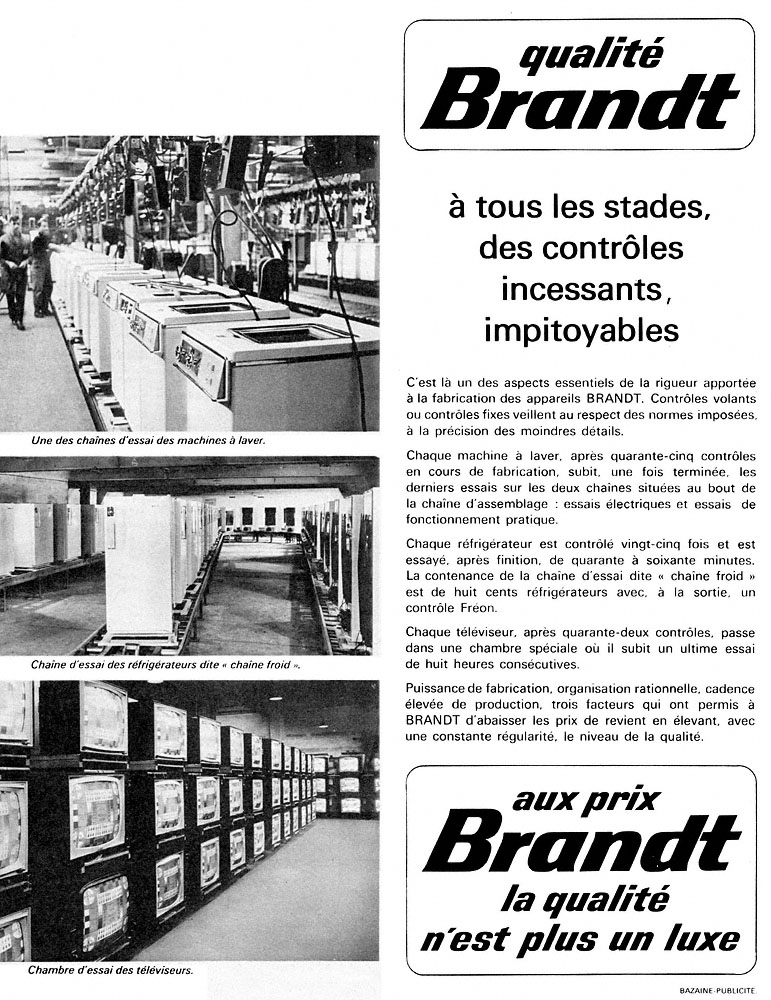 Marque Brandt 1966