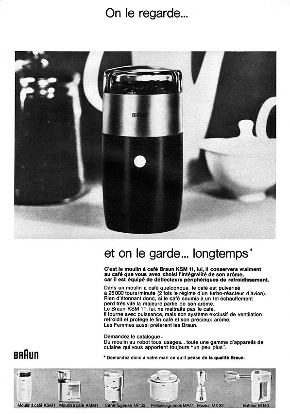 Publicit� Braun 1970