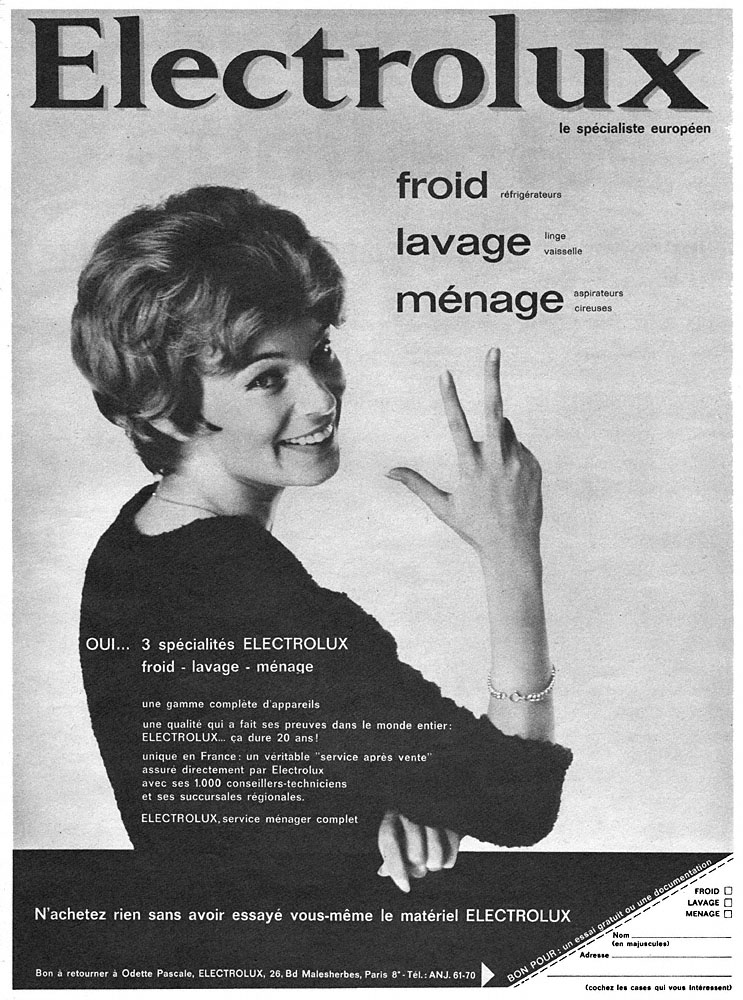 Marque Electrolux 1961