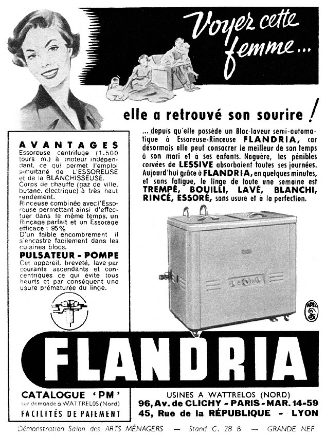 Publicit� Flandria 1955
