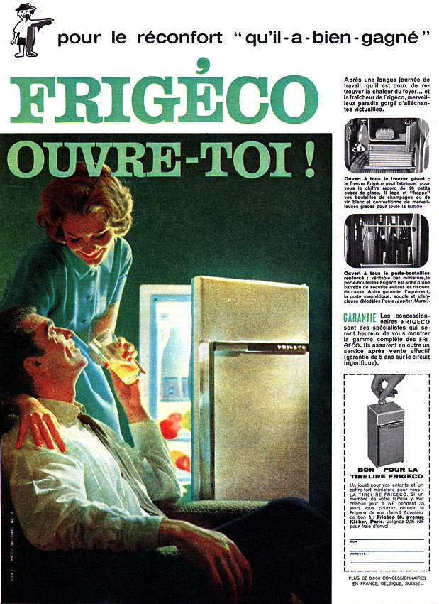 Publicit� Frig�co 1960