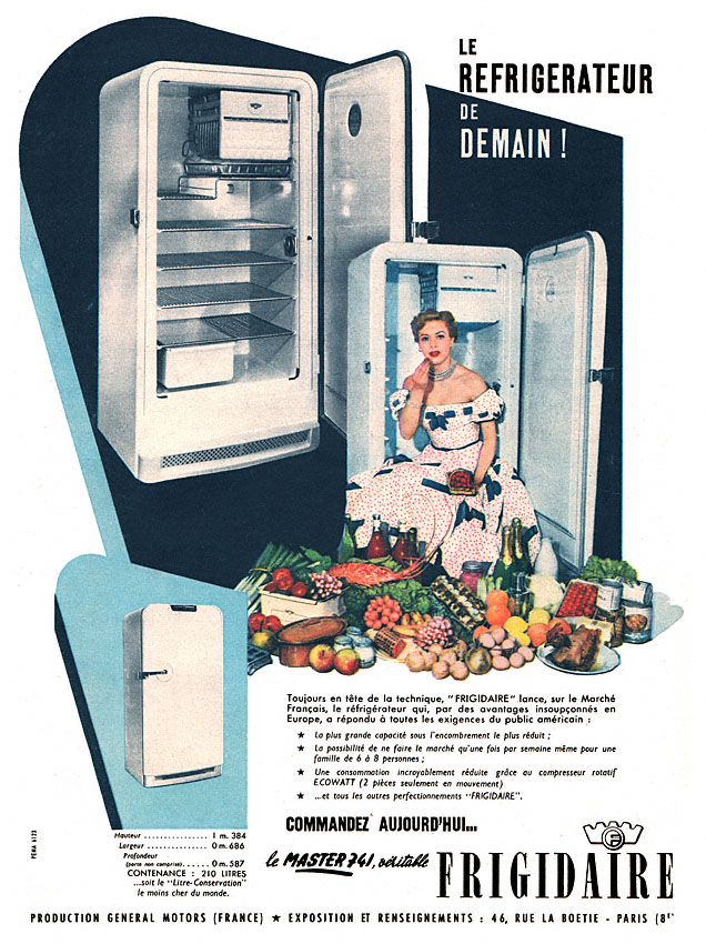Marque Frigidaire 1951