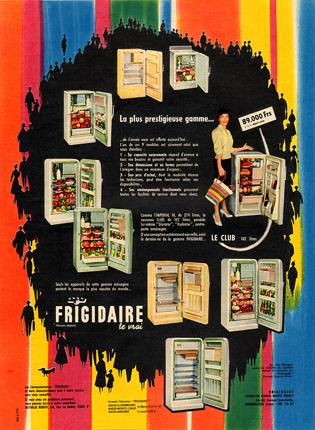 Marque Frigidaire 1957