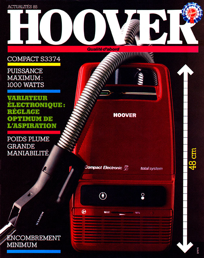 Publicit� Hoover 1985