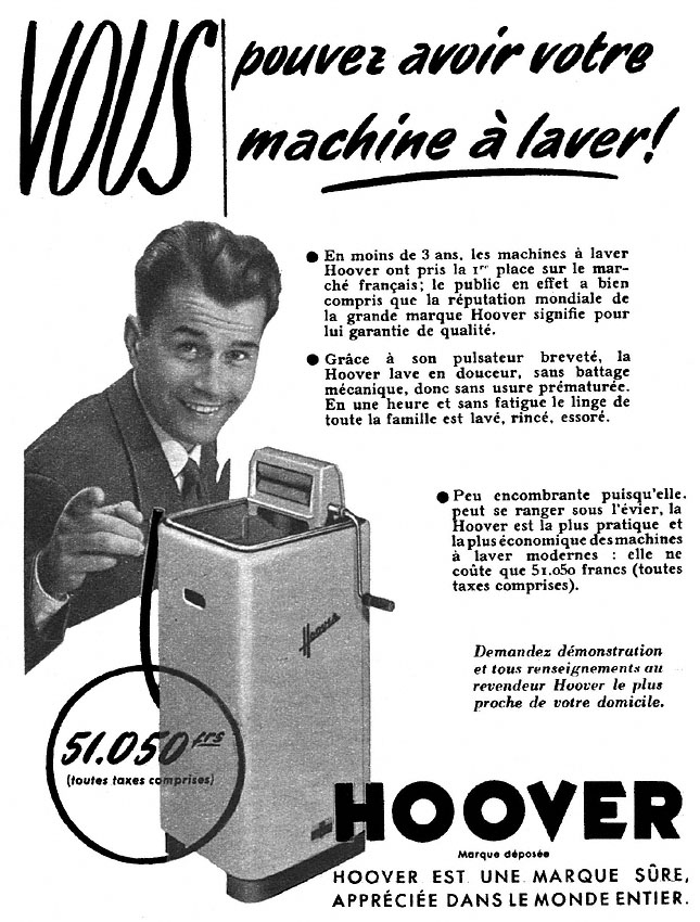 Marque Hoover 1953