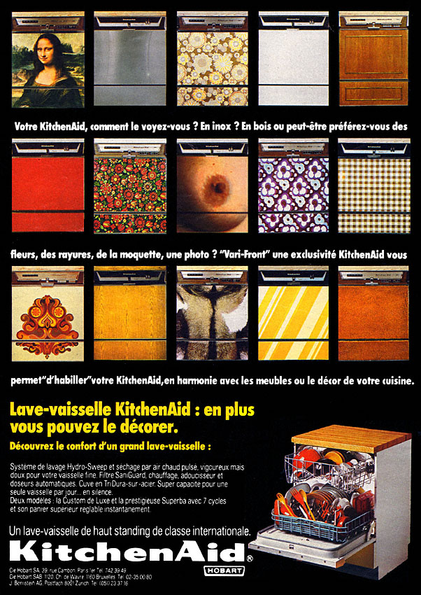 Publicit� KitchenAid 1974