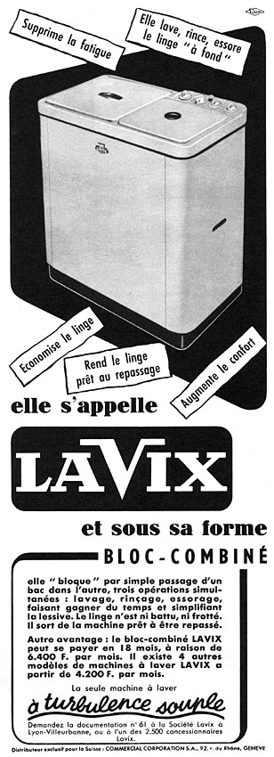 Marque Lavix 1956