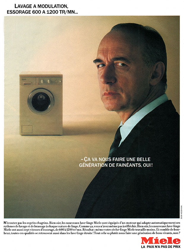 Publicit� Miele 1988