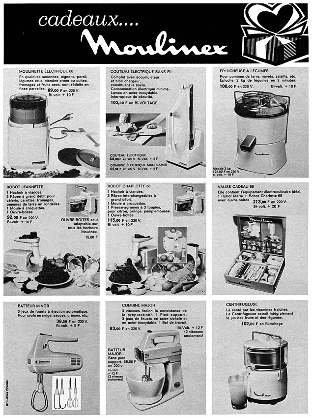 Marque Moulinex 1968