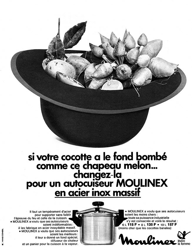 Publicit� Moulinex 1972