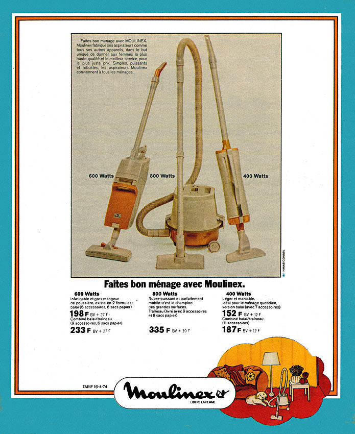 Marque Moulinex 1974
