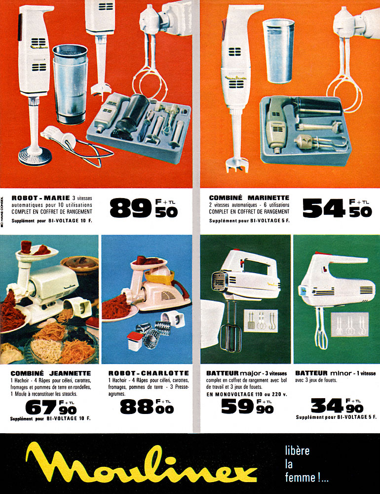 Marque Moulinex 1964