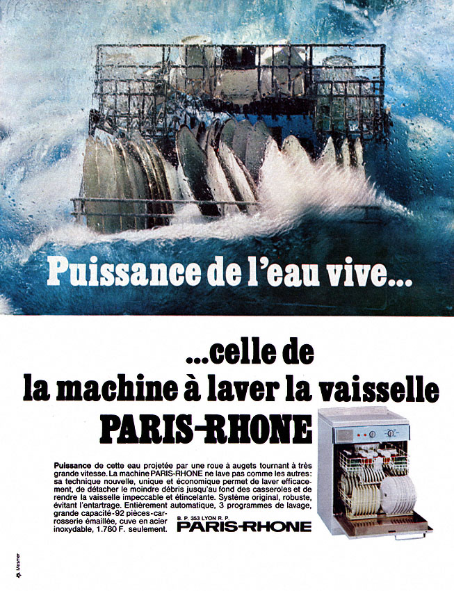 Publicit� Paris-Rhone 1968