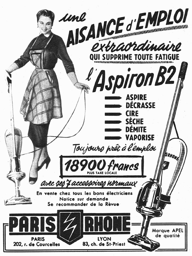 Publicit� Paris-Rhone 1956