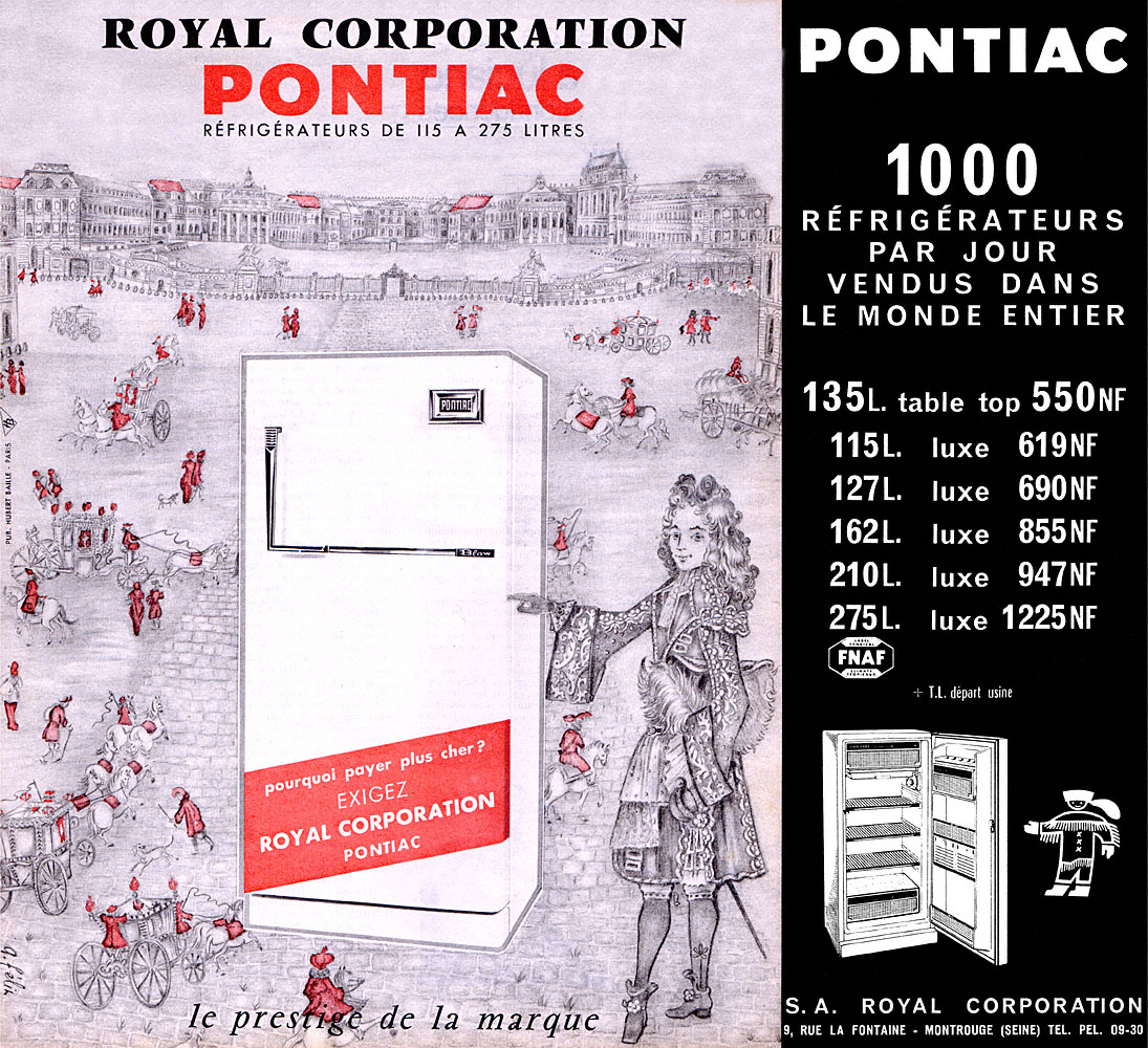 Publicit� Pontiac 1962