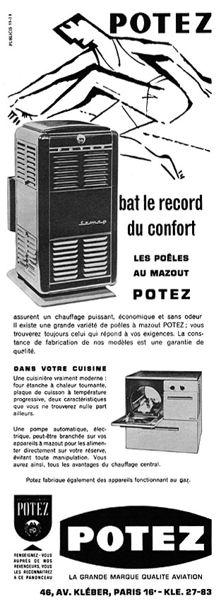 Publicit� Potez 1959