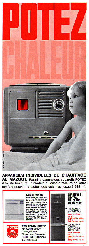 Publicit� Potez 1965