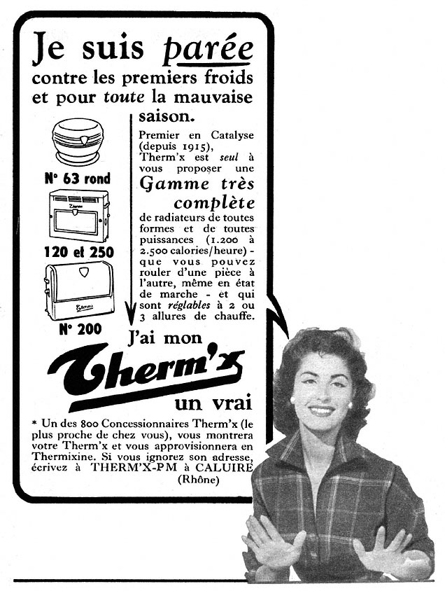 Marque Therm'x 1954